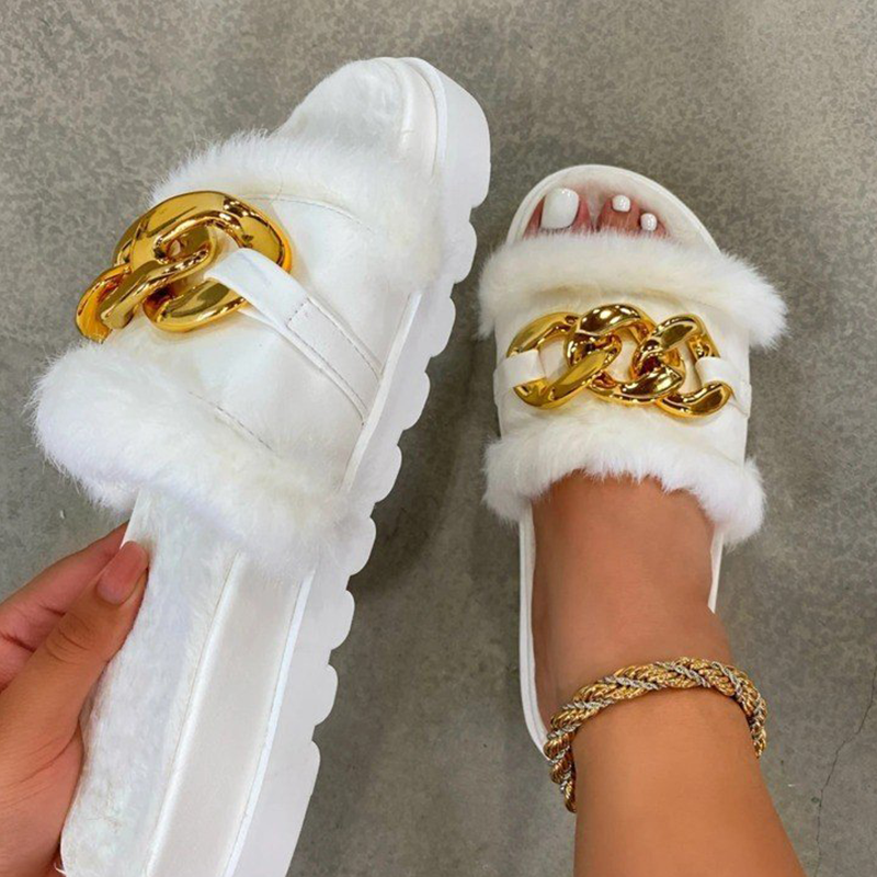 

White Sexy Patchwork Opend Out Door Shoes