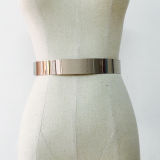 Silver Sexy Street Solid Patchwork Belts