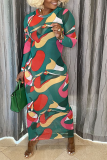 Robes de jupe crayon en maille à imprimé sexy de couleur