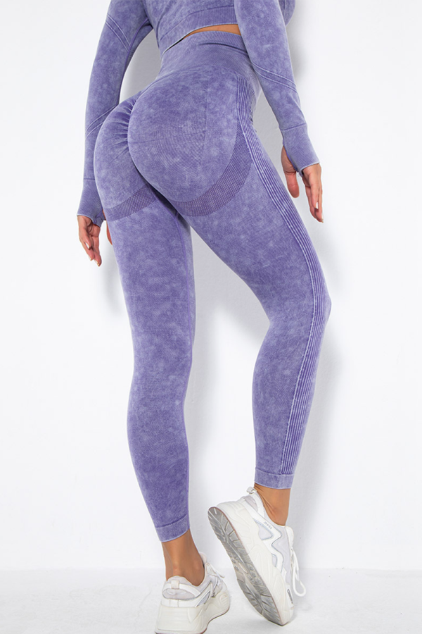 Purple Street Sportswear Solid Patchwork