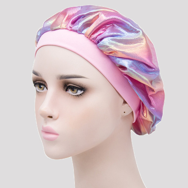Pink Casual Living Print Patchwork Hat