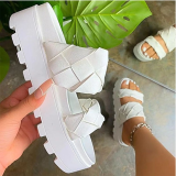 Albaricoque Casual Street Patchwork Opend Out Door Zapatos