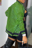 Green Street Plädtryck Ytterkläder med lapptäcke med dragkedja