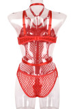Red Fashion Sexy Solid See-through Lingerie