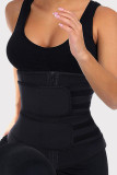 Schwarzer Mode-beiläufiger Patchwork-Reißverschluss-Körper-formender Bauch-Taillengürtel