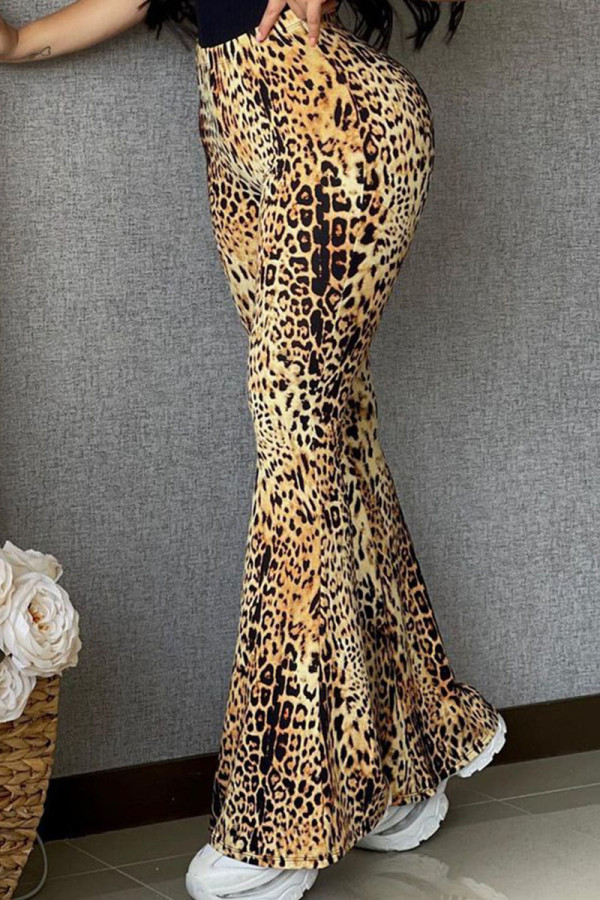 Леопардовый принт Fashion Street Низ с леопардовым принтом и динамиком