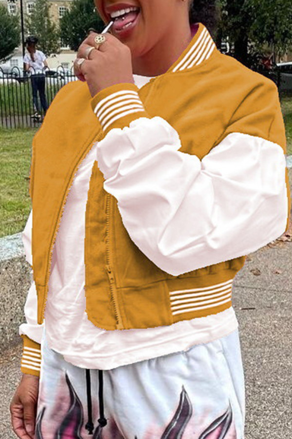 Ginger Mode Casual Patchwork Cardigan Ytterkläder