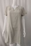 Grey Fashion Casual Solid Patchwork V Neck Lantern Skirt Dresses