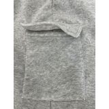 Grey Casual Solid Patchwork Pocket Hooded Collar Long Sleeve Two Pieces