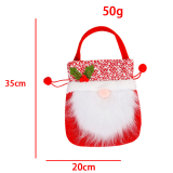Costumi da Babbo Natale con stampa a cordoncino, patchwork carino, rosso bianco, per il giorno di Natale