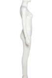Хаки Повседневная спортивная одежда Твердые пэчворк Воротник на молнии с длинным рукавом Из двух частей