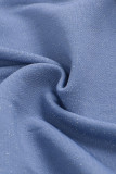 Robes à la mode décontractées solides asymétriques de l'épaule à manches longues grises
