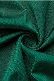Зеленые Знаменитости Однотонные Вечерние Платья с V-образным Вырезом Платья
