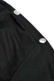 Khaki Fashion Casual Print Split Joint Oblique Collar Long Sleeve Two Pieces