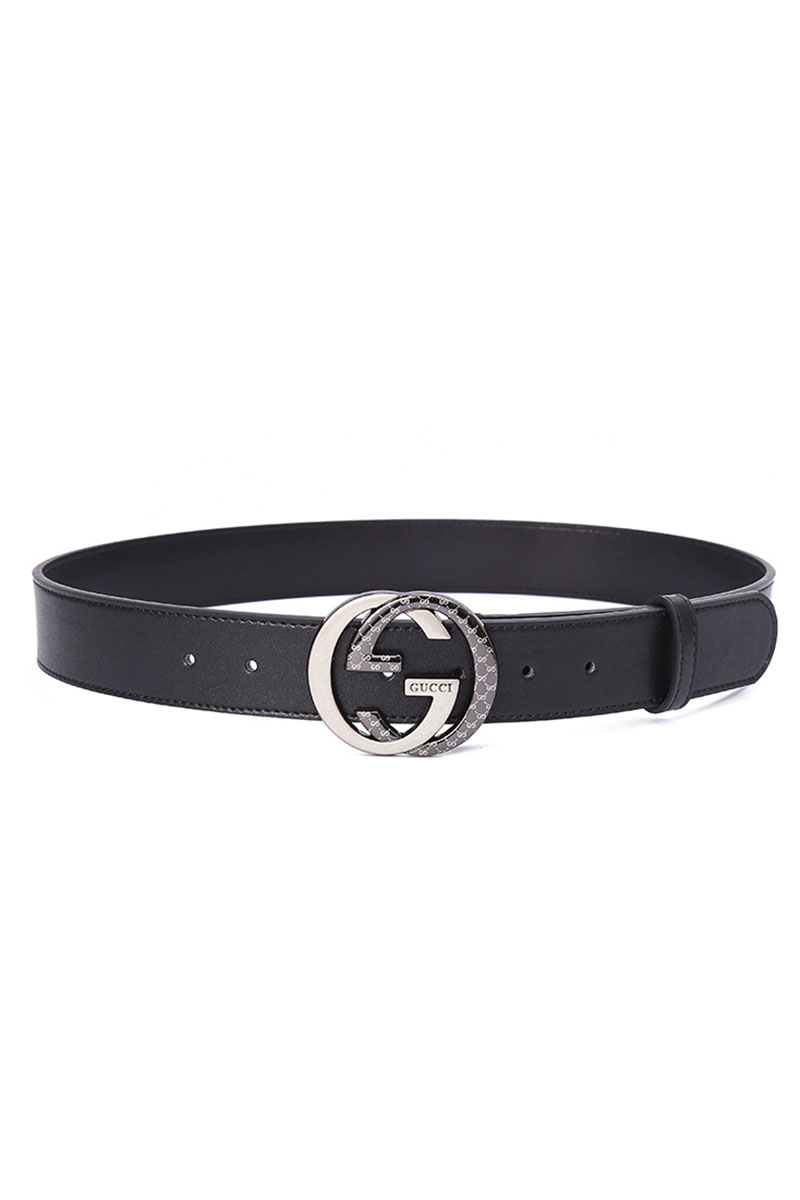 

Black Fashion Simplicity Letter Split Joint Belts