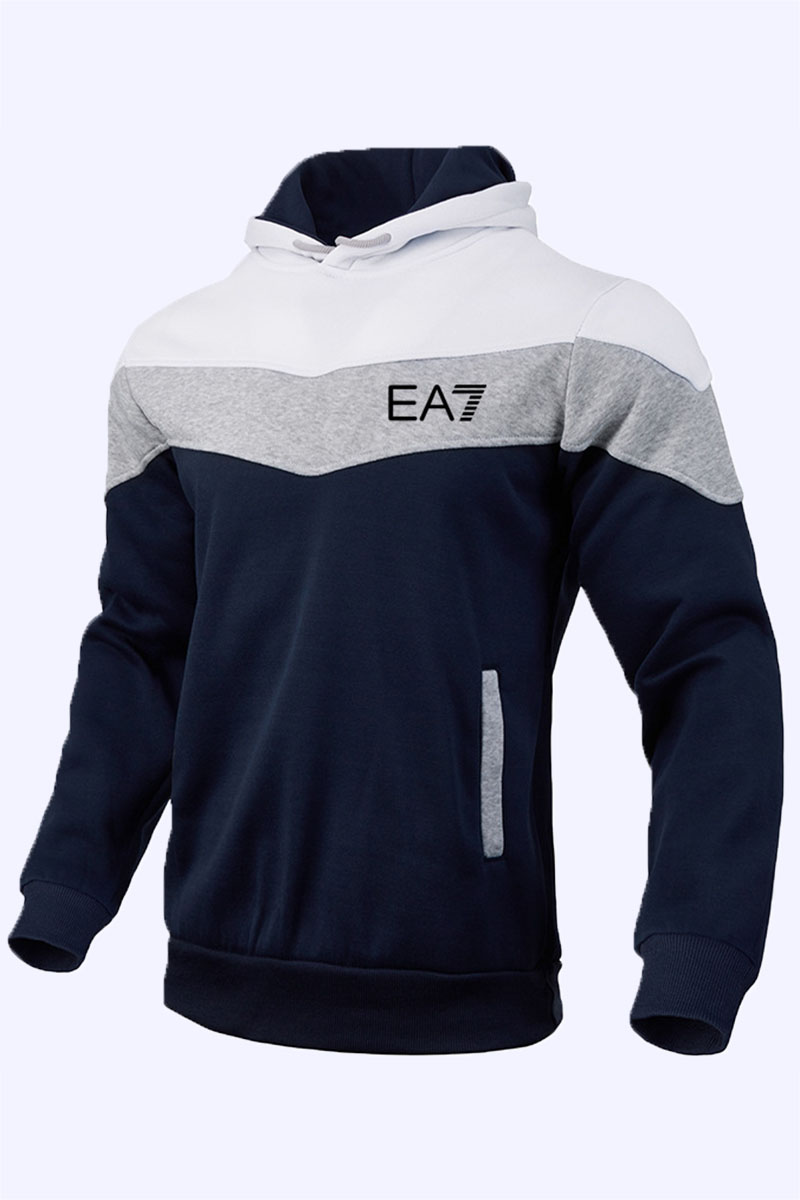 

White Fashion Sportswear Print Split Joint Letter Hooded Collar Tops