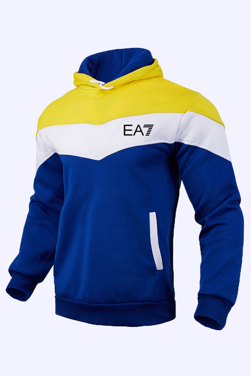 

Yellow Fashion Sportswear Print Split Joint Letter Hooded Collar Tops