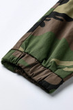 Армейские зеленые брюки-карандаш на молнии с пуговицами Fly Mid Metal на молнии Брюки