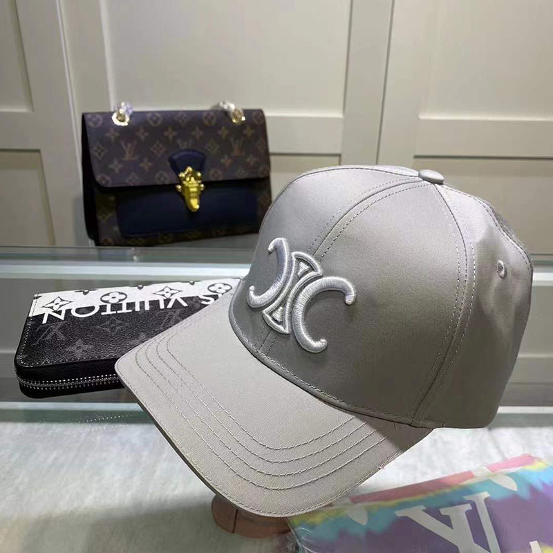 

Grey Fashion Simplicity Embroidery Split Joint Hat