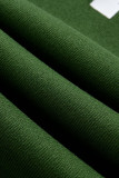 Зеленая спортивная одежда с принтом и буквой O с длинным рукавом из двух частей