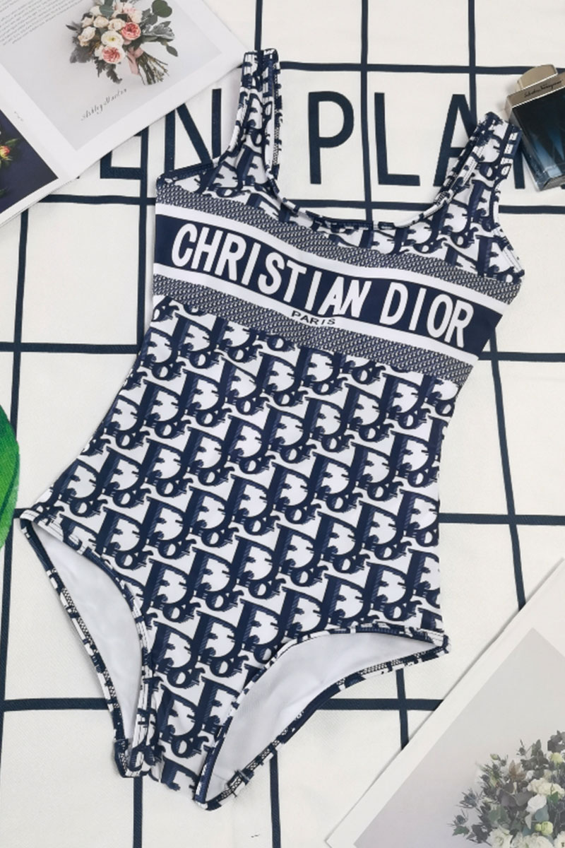 

Blue Fashion Sexy Letter Patchwork Swimwears