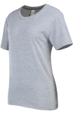 Grey Street Vintage Print Patchwork O Neck T-Shirts