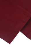 Bordeauxrode casual effen patchwork, hete boor, reguliere jumpsuits met O-hals