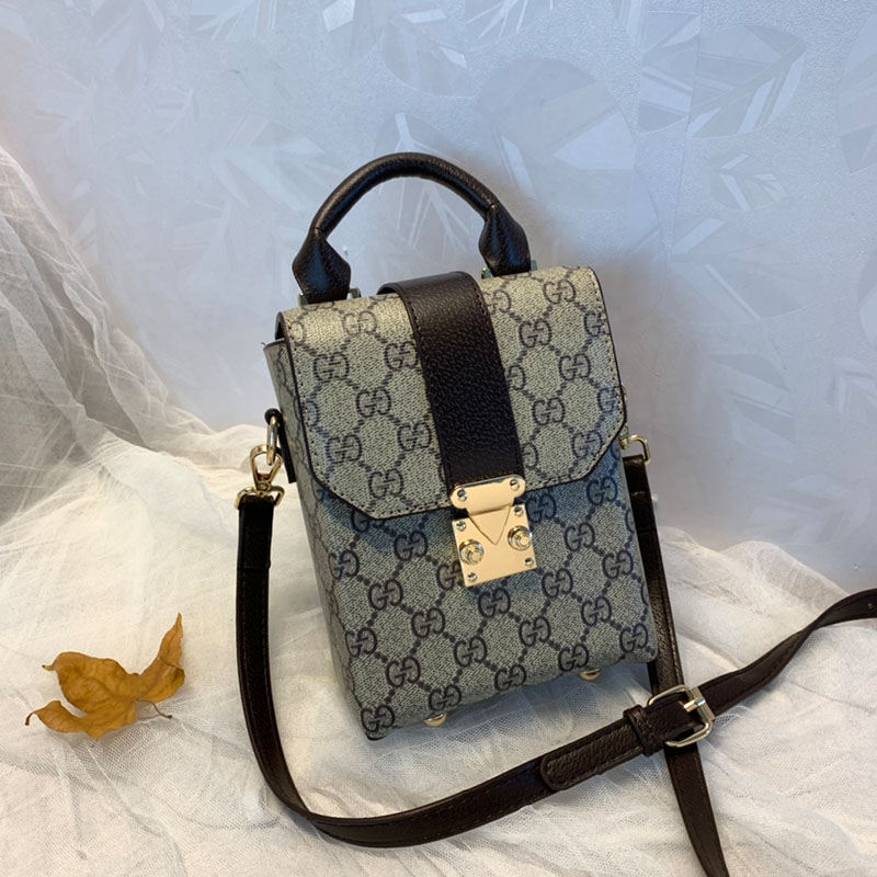 

Khaki Fashion Vintage Print Split Joint Bags