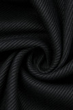 Черные модные повседневные топы с леопардовым принтом в стиле пэчворк и круглым вырезом