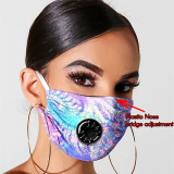 Maschera patchwork con stampa casual e moda colorata