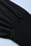 Cinza claro Moda Casual Sólido Básico O Pescoço Plus Size Duas Peças