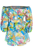 Multicolor mode casual shorts met bloemenprint