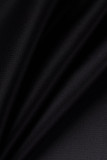 Серый Повседневный Пэчворк с буквенным принтом Постепенное изменение Круглый вырез С короткими рукавами Из двух частей