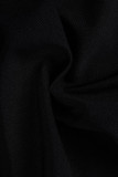 ブルゴーニュ ファッション セクシーなソリッド フォールド半分タートルネック長袖ドレス