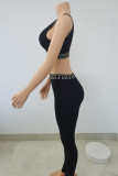 Черный модный сексуальный принт в стиле пэчворк с открытой спиной Спагетти ремень без рукавов из двух частей