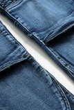 Blue Street Patchwork crea vecchi pantaloni pieghevoli