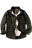 Army Green Casual Plaid Patchwork Buckle Turndown Collar Outerwear