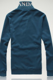 Abbigliamento sportivo casual grigio chiaro Stampa patchwork Cerniera Manica lunga Due pezzi