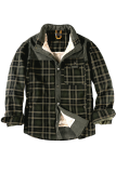 Coffee Casual Plaid Patchwork Buckle Turndown Collar Outerwear