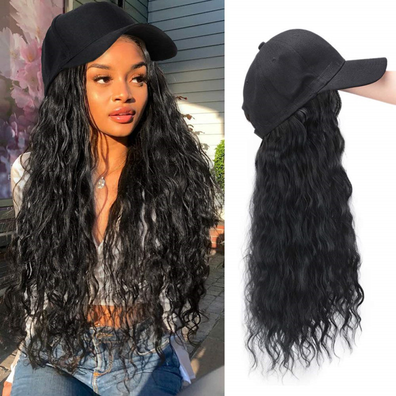 

Black Fashion Casual Solid Split Joint Wigs