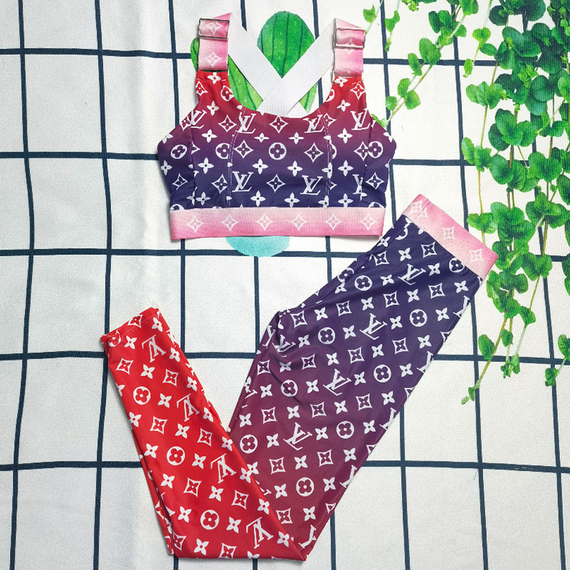 

Red Fashion Sexy Print Letter Swimwears