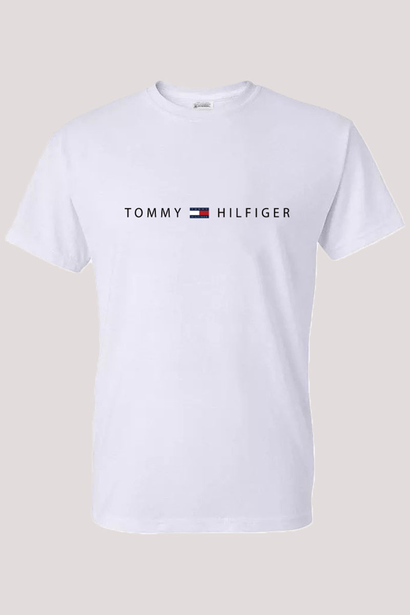 

White Fashion Casual Print Letter O Neck Tops