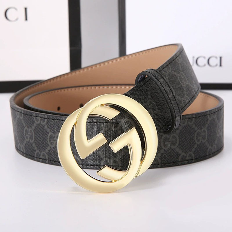 

Gold Fashion Casual Letter Patchwork Belts