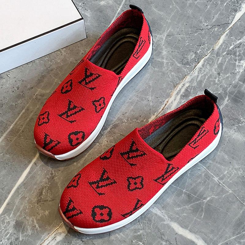 

Red Fashion Sportswear Letter Closed Sport Shoes