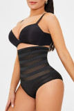 Apricot Fashion Sexy Solid Patchwork See-through Bustiers