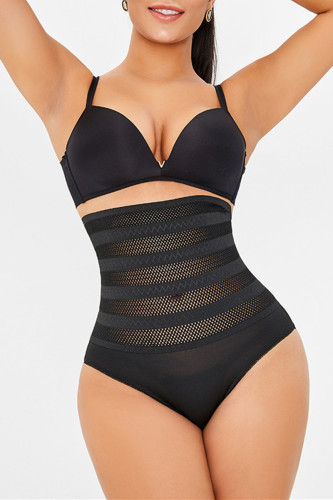 Black Fashion Sexy Solid Split Joint See-through Bustiers