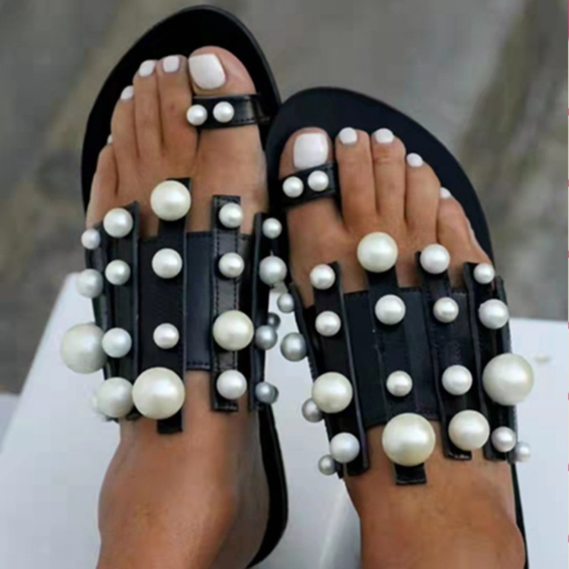 

Black Fashion Casual Split Joint Beading Round Shoes