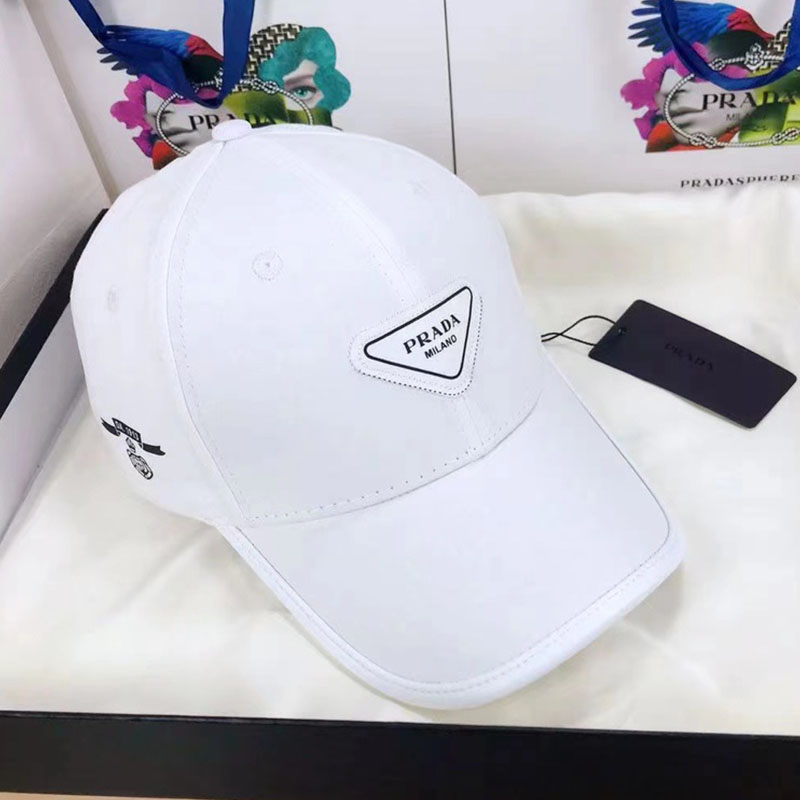 

White Fashion Street Letter Split Joint Hat