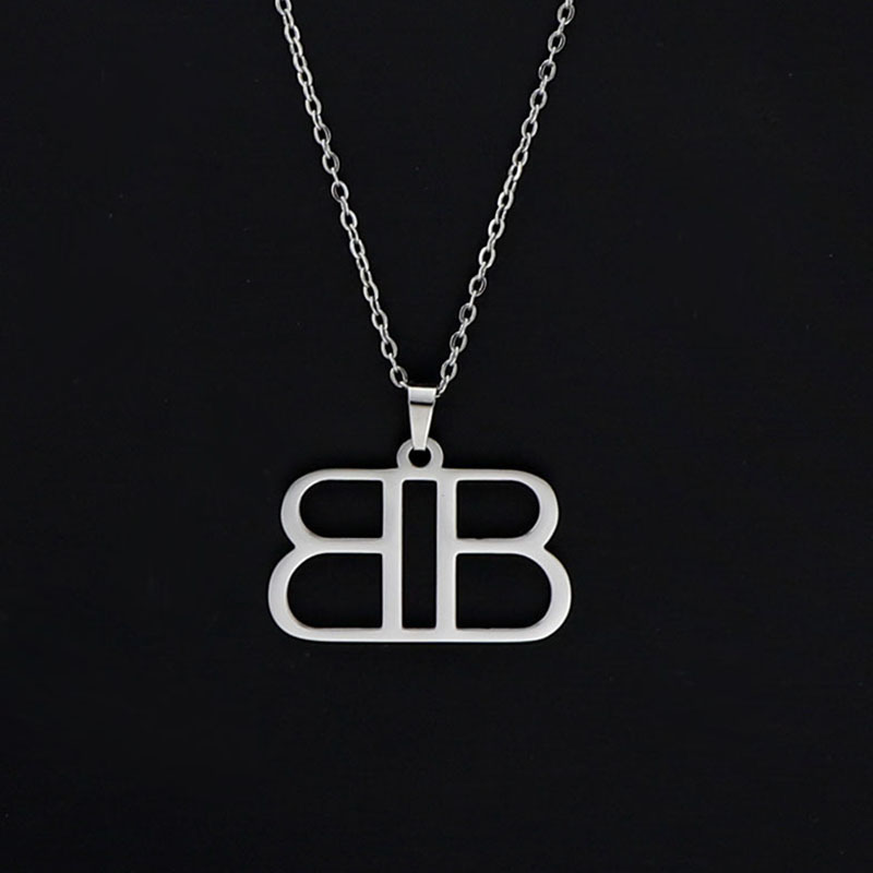 

White Fashion Simplicity Letter Chains Necklaces