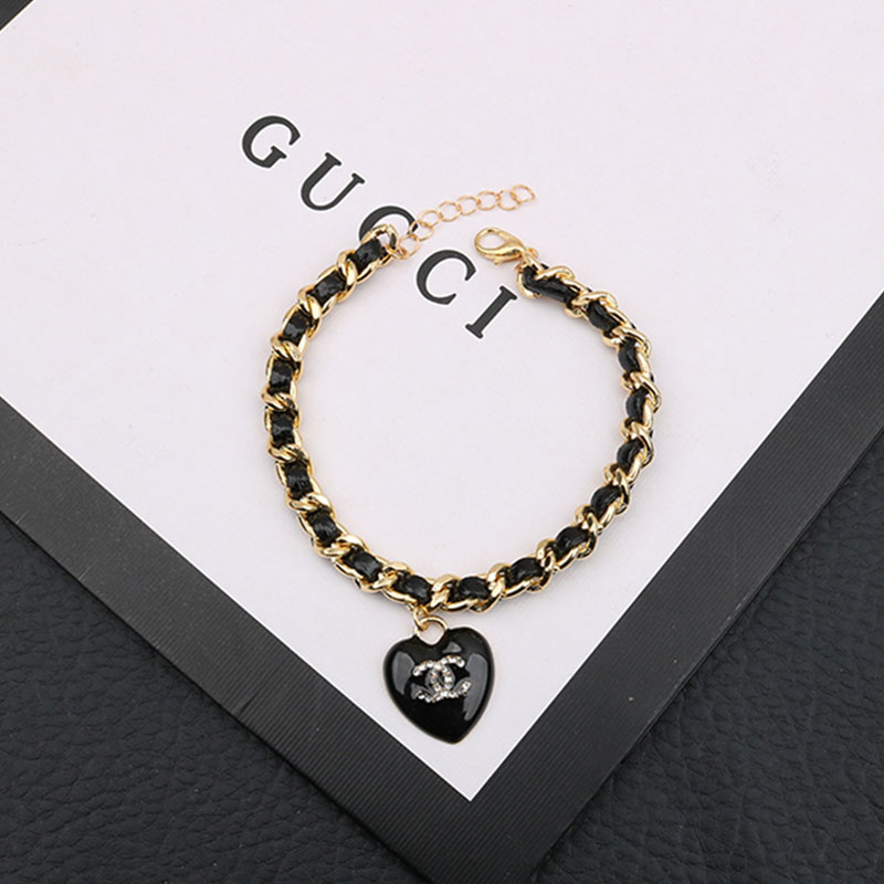 

Black Fashion Vintage Geometric Patchwork Bracelets